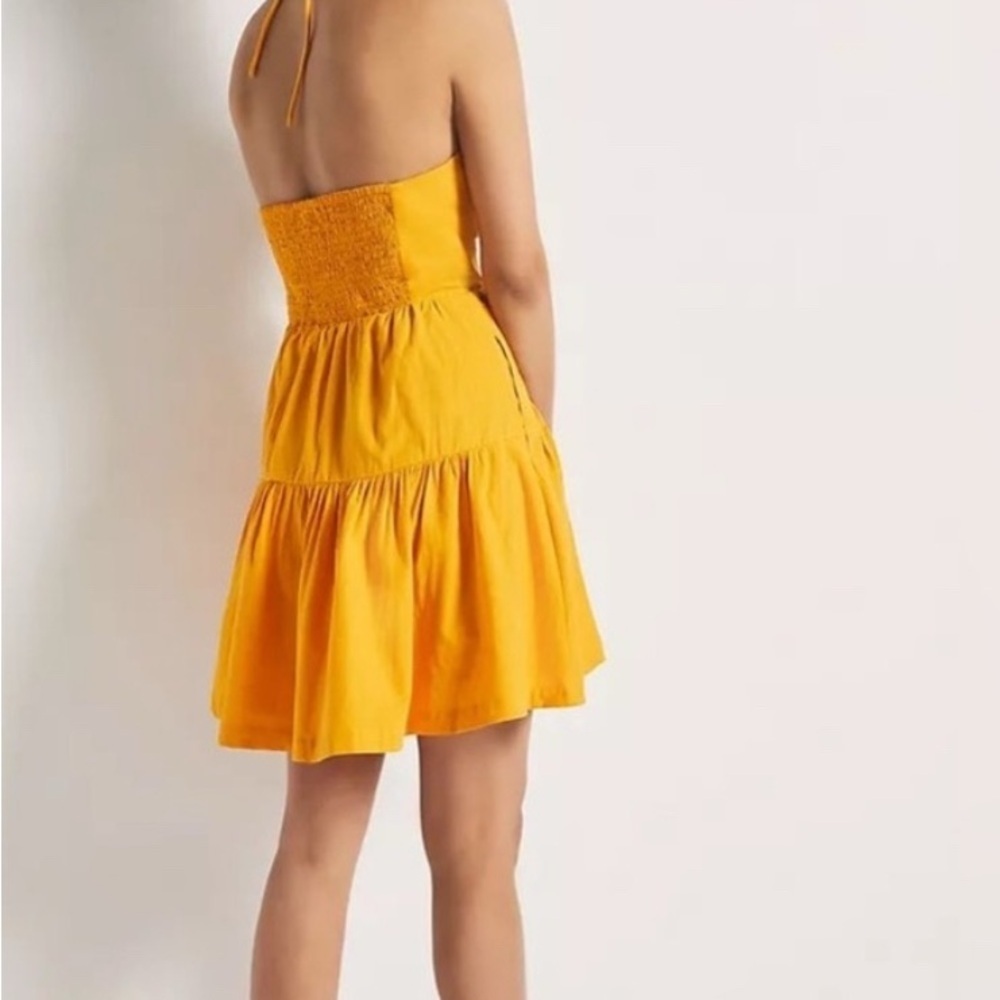 Anthropologie Emily Halter Mini Dress size LG boho festival coast beach summer - Picture 3 of 10